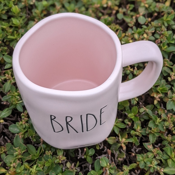 Rae Dunn light pink "BRIDE" mug - Picture 3 of 11